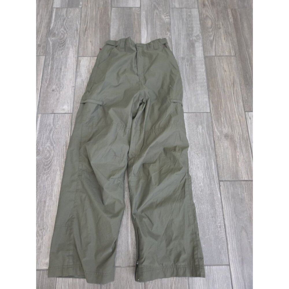 Bugle Boy Khaki Wide Leg Cargo Pants Boys Sz 12 Husky/ Womens 25
